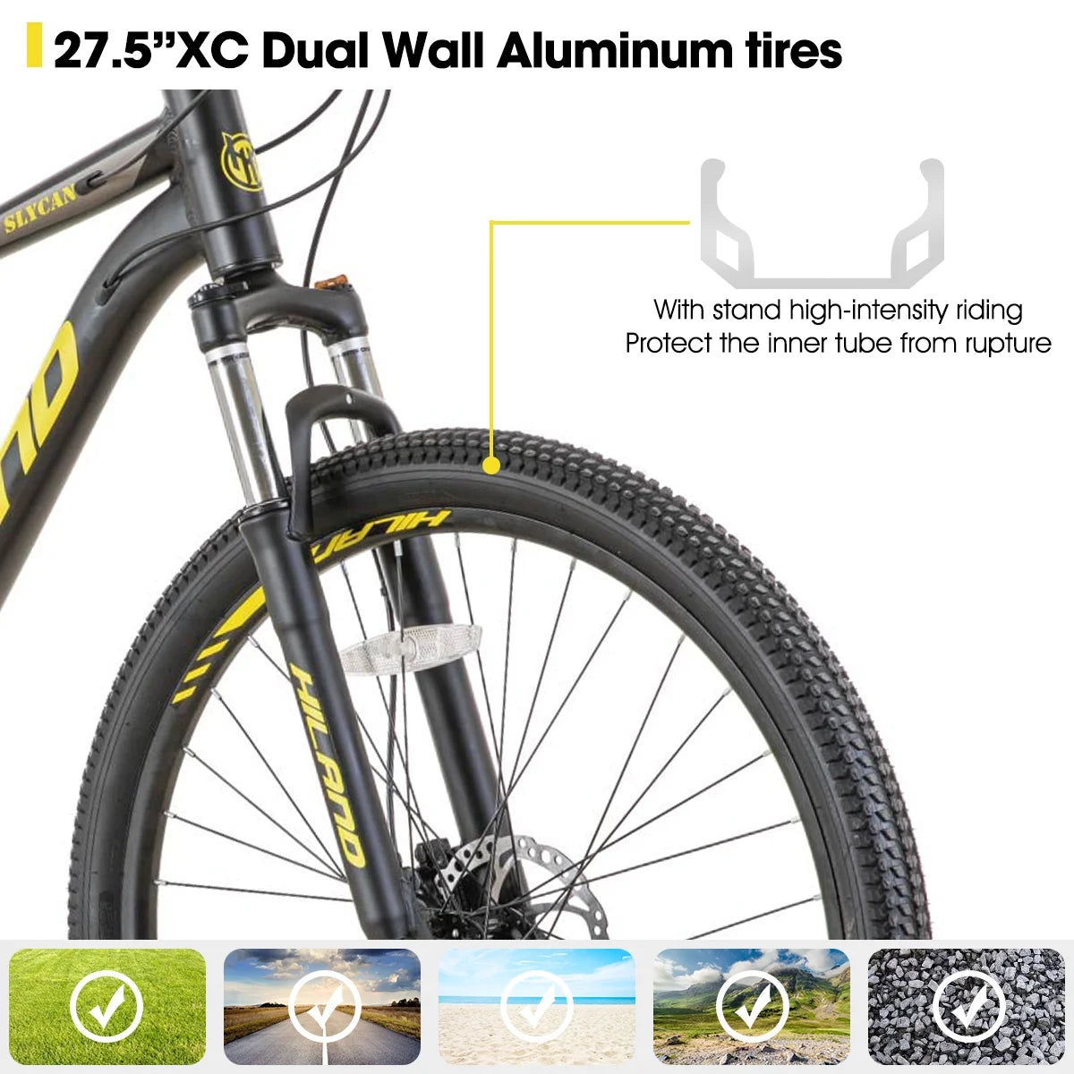 Aluminum 21 Speeds 27.5 inch Wheel Mountain Bike P588918