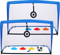 4'x3' Portable Pop Up Soccer Goals with Carry Bag, 2 Pack X783