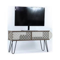 Walnut & Black TV Unit Y17475