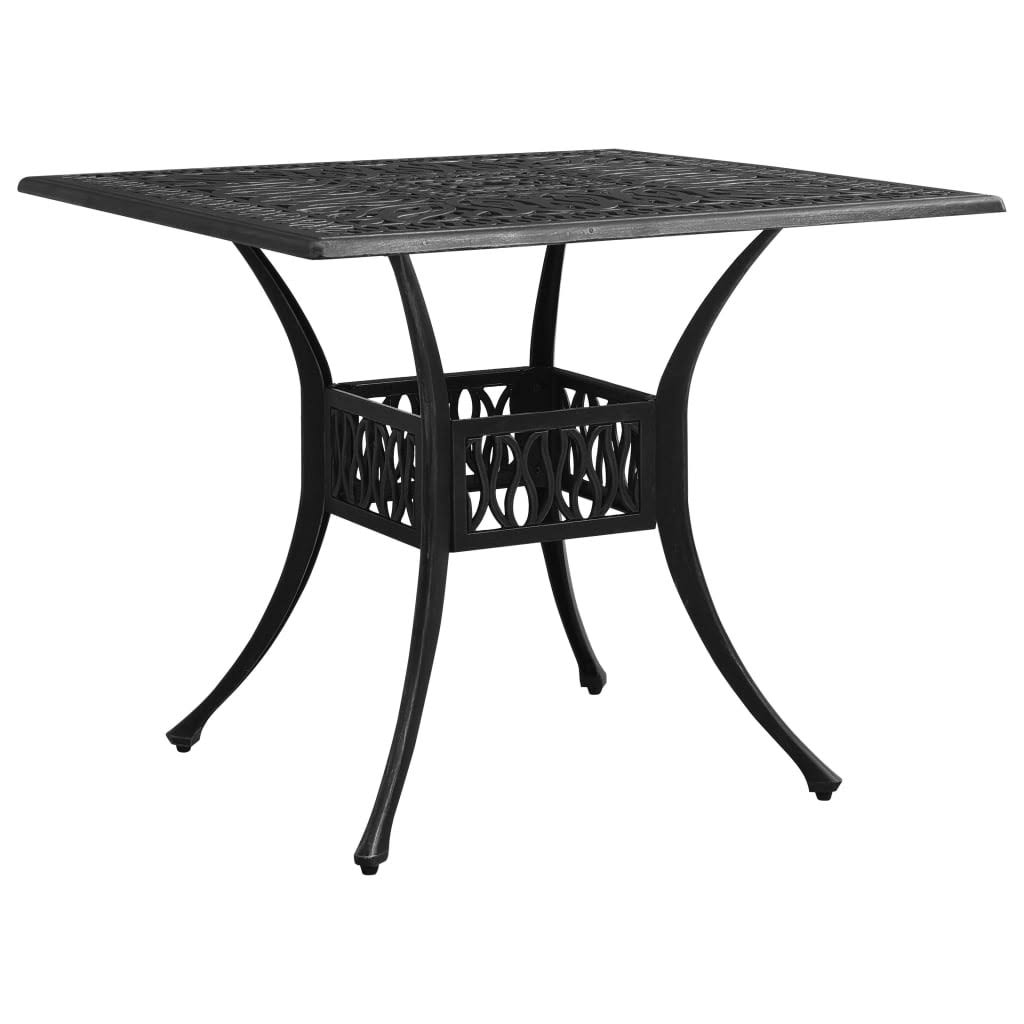5 Piece Cast Aluminum Black Bistro Set K23473