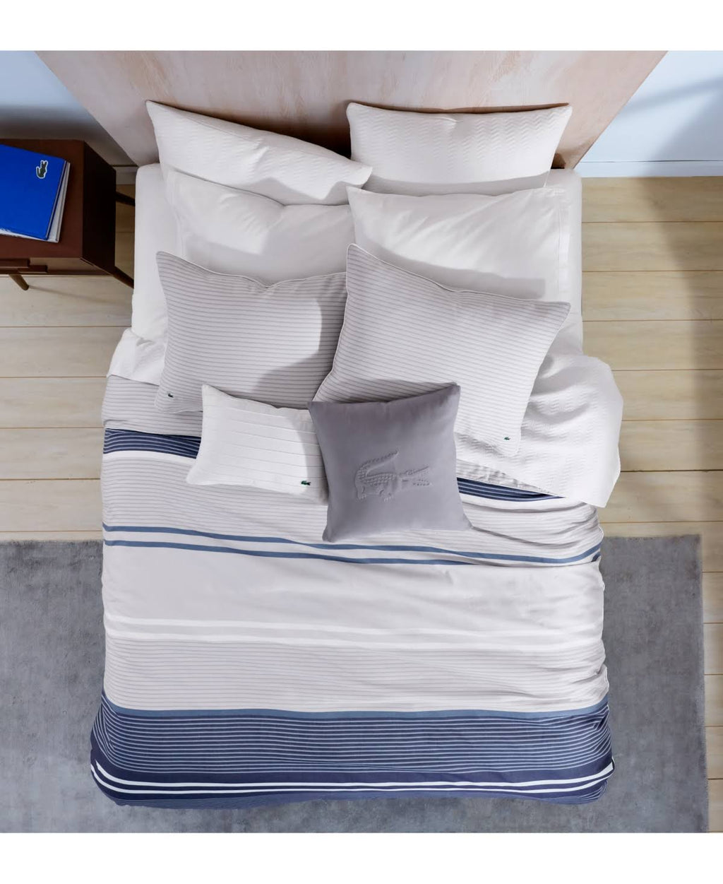Blue Reversible Duvet Set E877