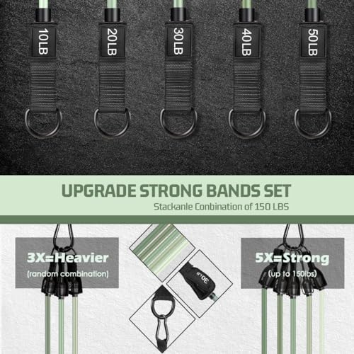 Resistance Bands with Handles A6952