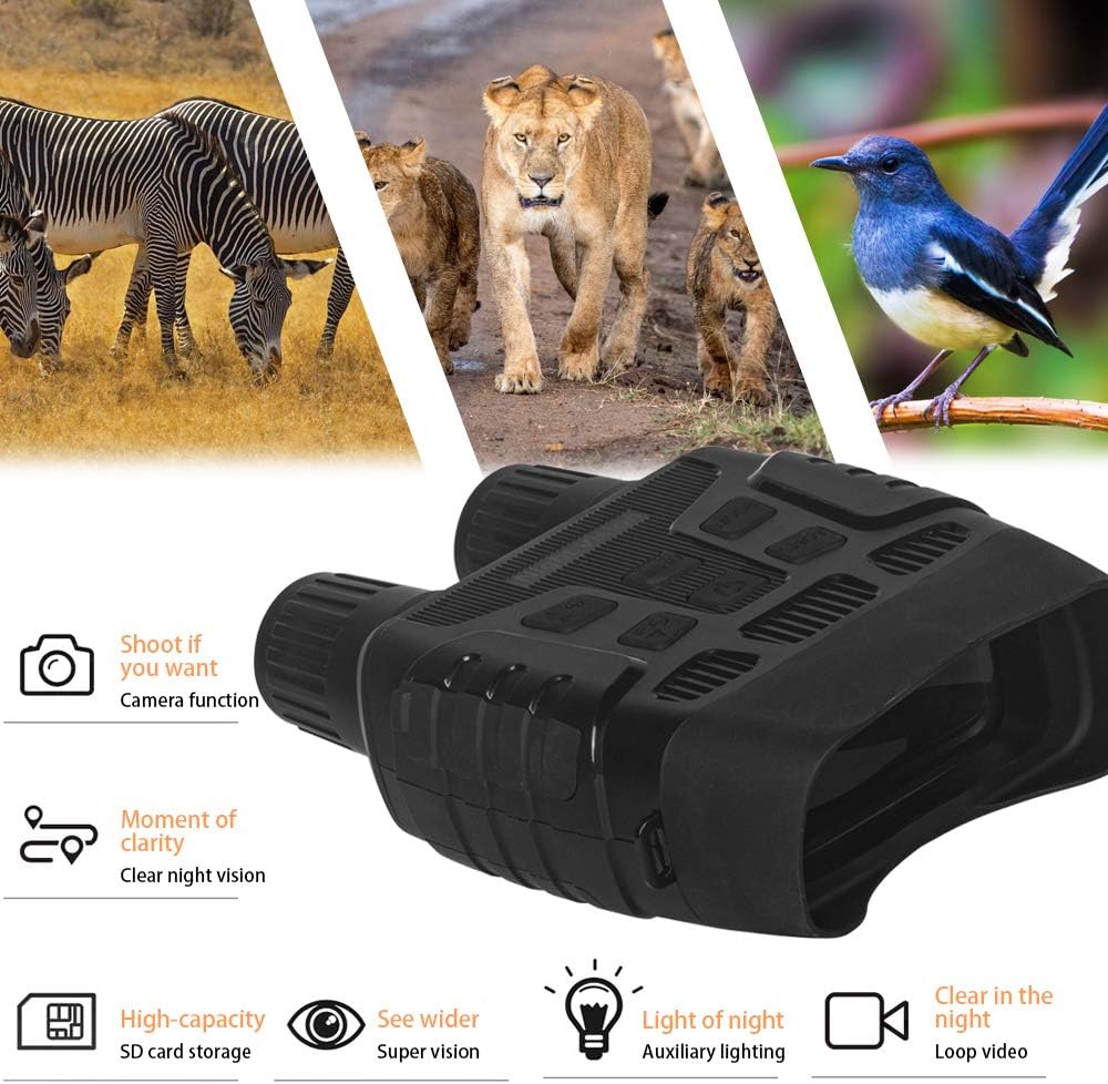 Night Vision Goggles Binoculars with 64 GB SD Card L38416