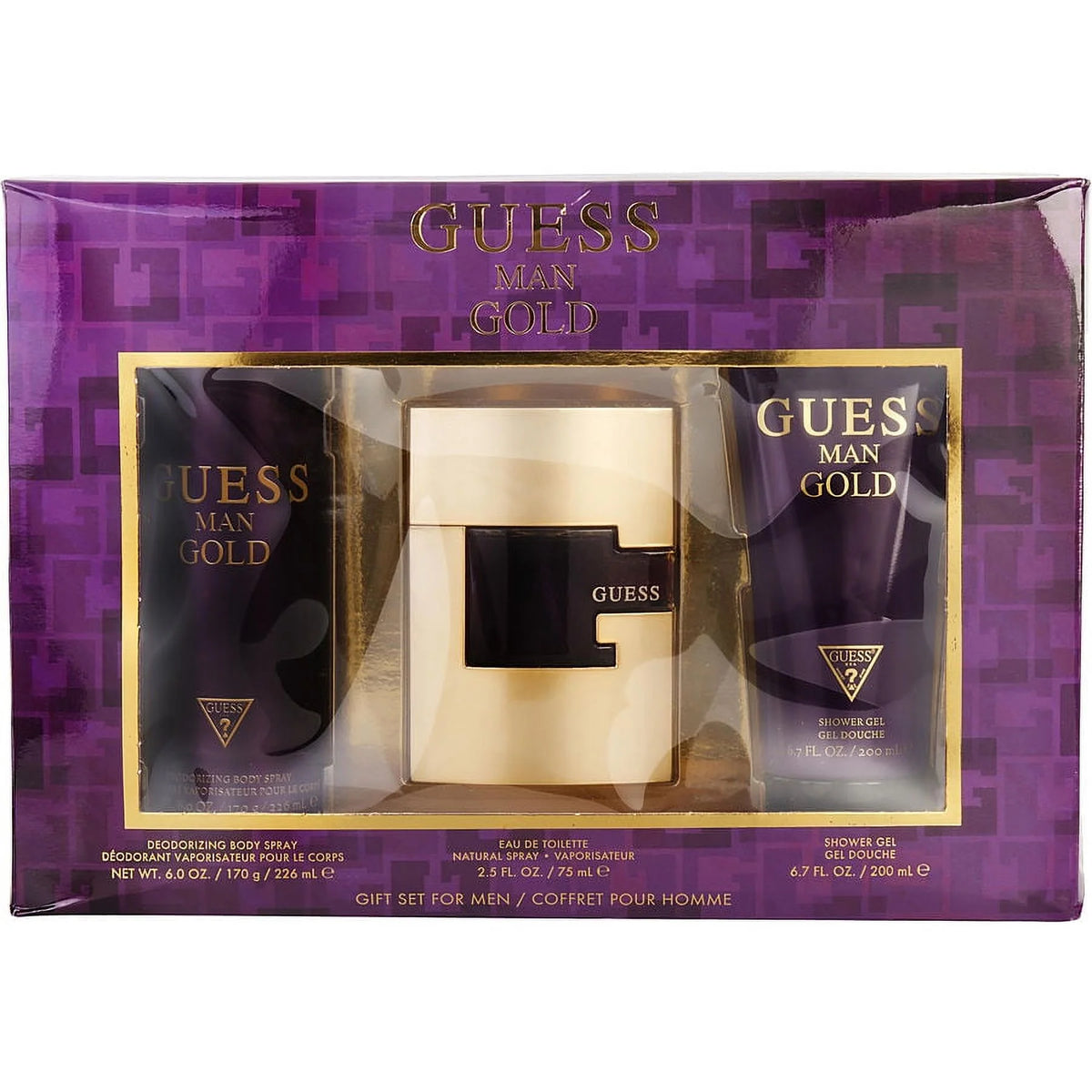 Men's Gold Gift Set Fragrances S14793