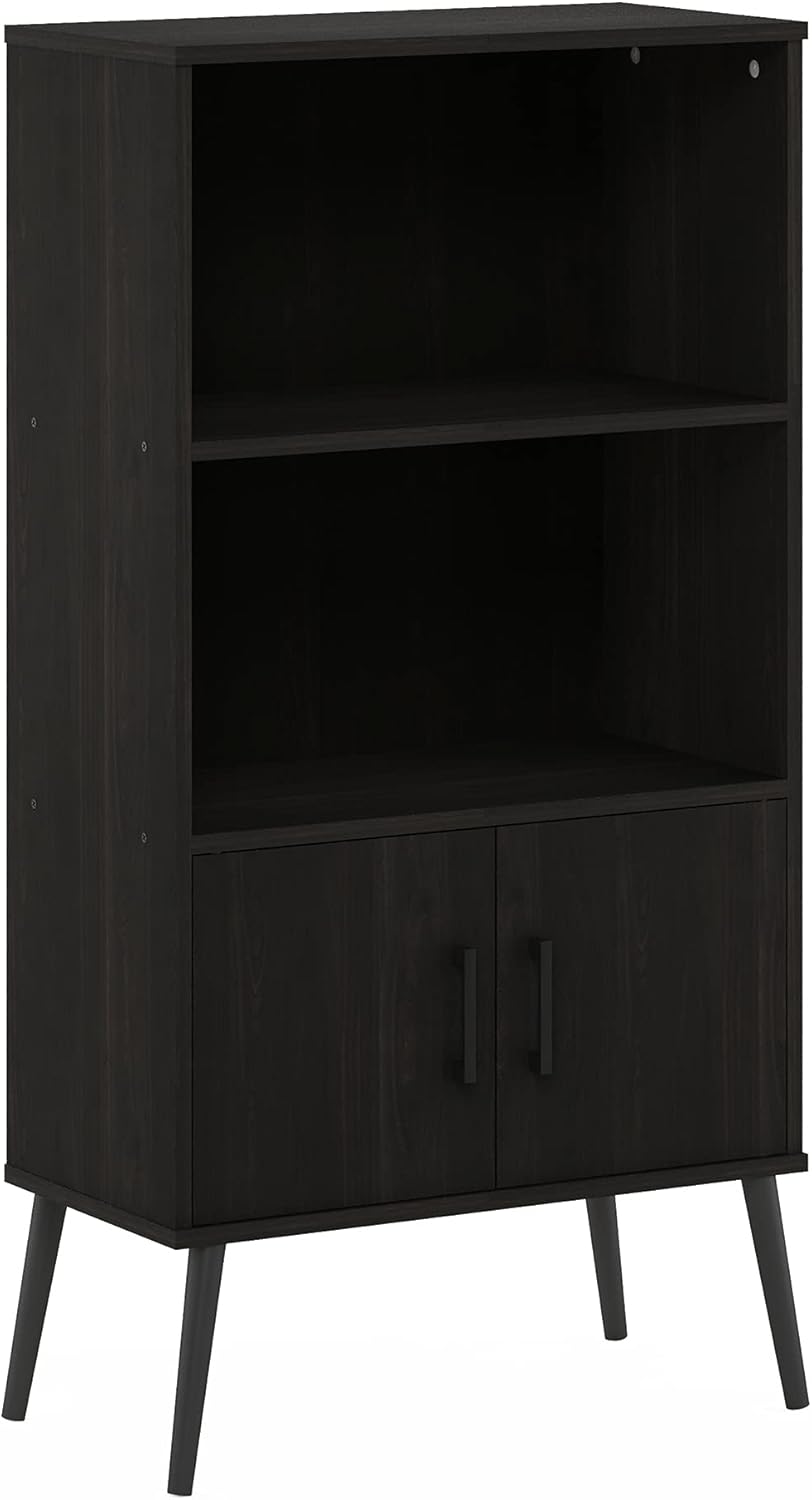 Espresso Accent Cabinet with Wood Legs Z626358