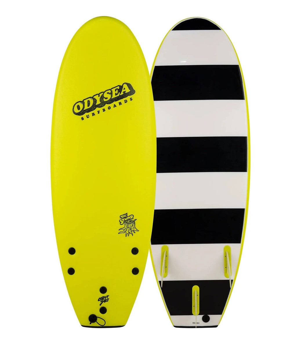 Electric Lemon/Stripe Surfboard Z943