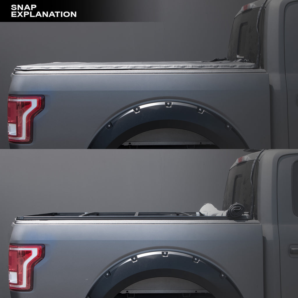 Tonneau Cover with Truck Bed LED Lights Z68167