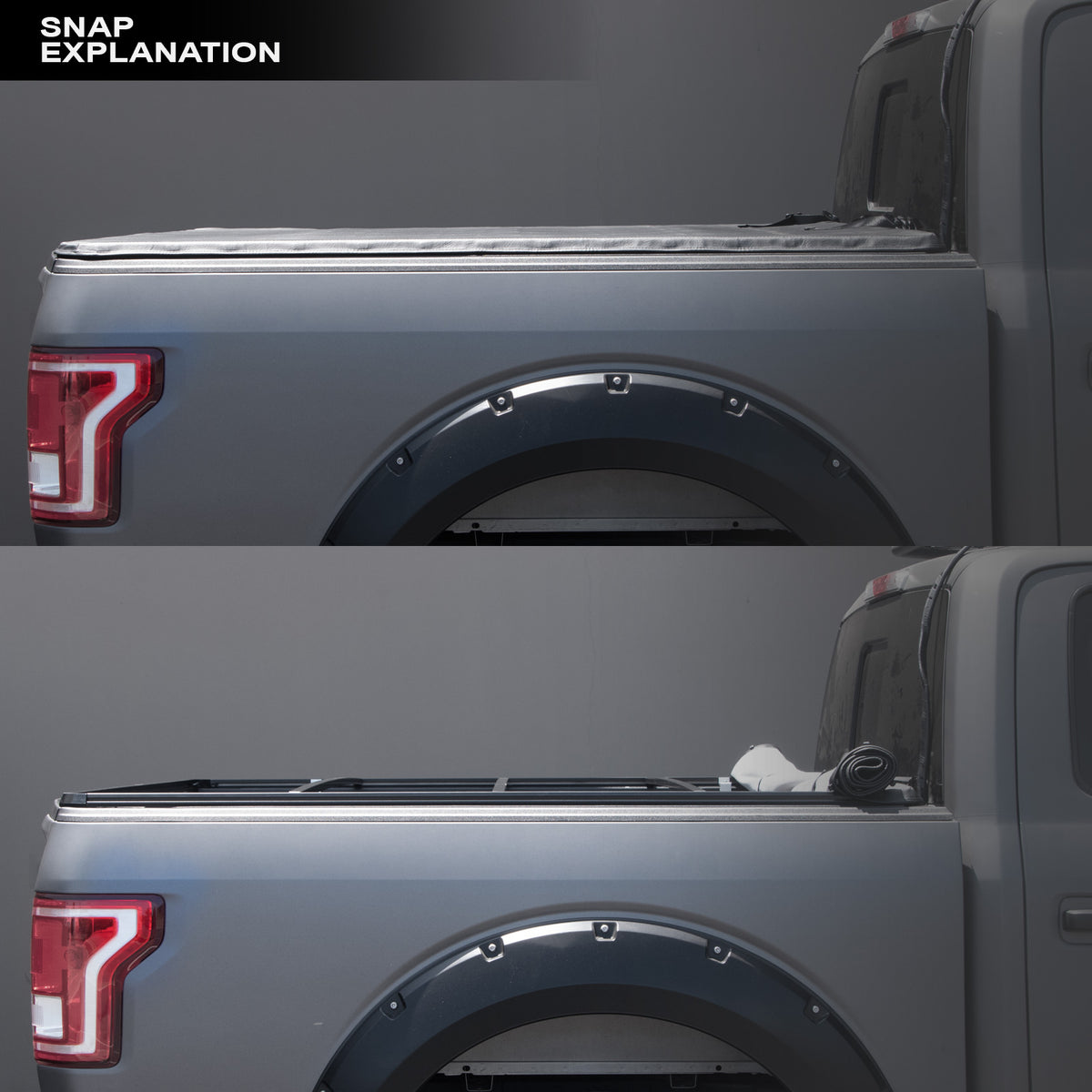 Tonneau Cover with Truck Bed LED Lights Z68167