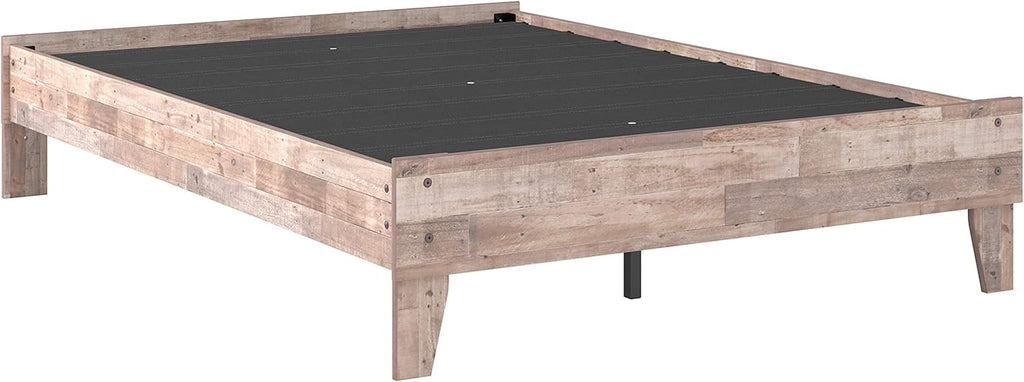Full Mid-Century Modern Platform Bed A869942