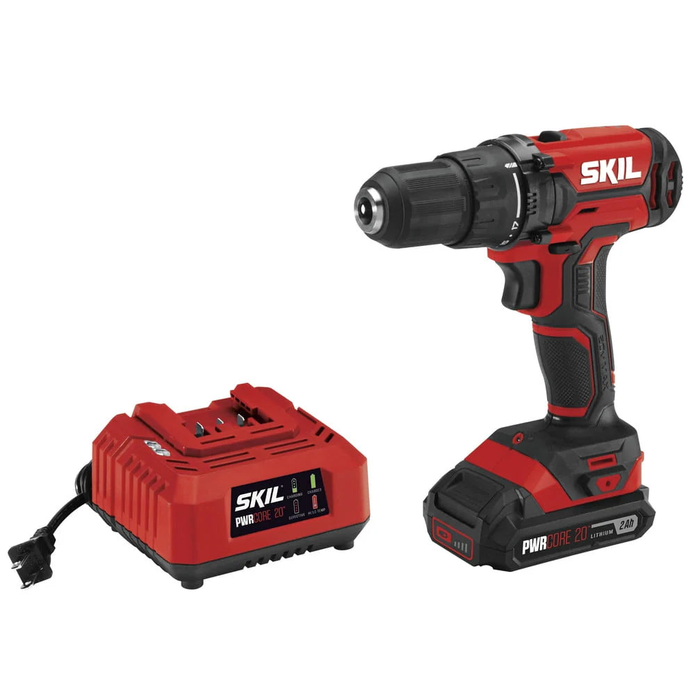 20V 1/2'' Drill Driver Kit with 2.0 Ah Lithium Battery & Charger B403734
