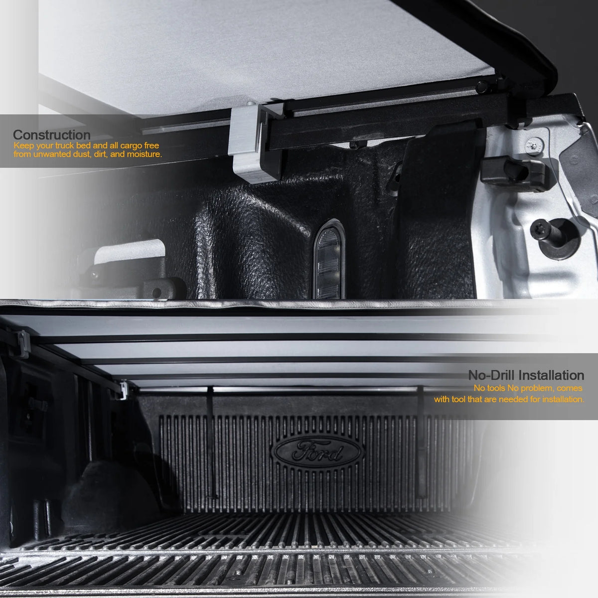 Tonneau Cover with Truck Bed LED Lights Z68167
