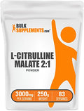 L-Citrulline Malate 2:1 Powder Unflavored Gluten Free 250g D569