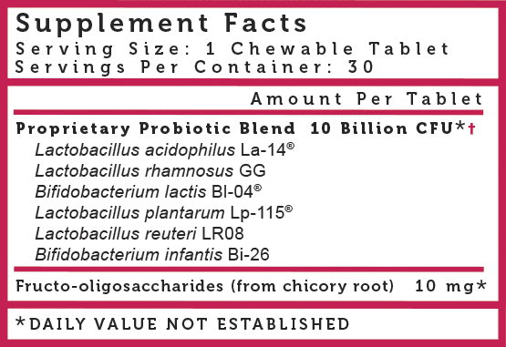 Chew On This Kids Probiotic V6651