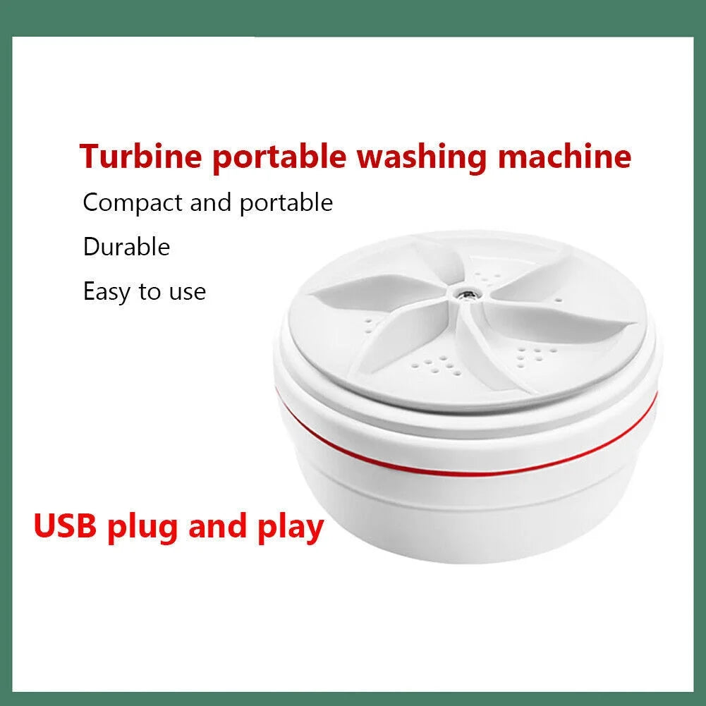 Mini Ultrasonic Portable Washing Machine D3703