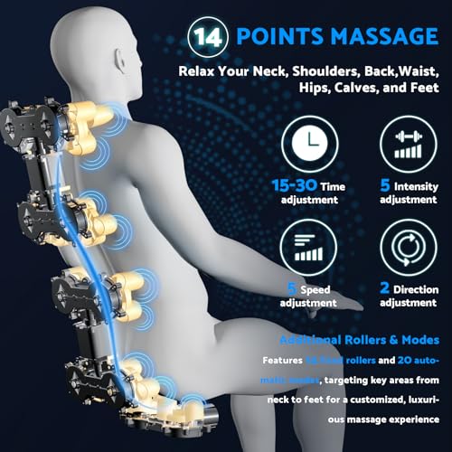Zero Gravity Full Body Shiatsu Massage Chair B8466