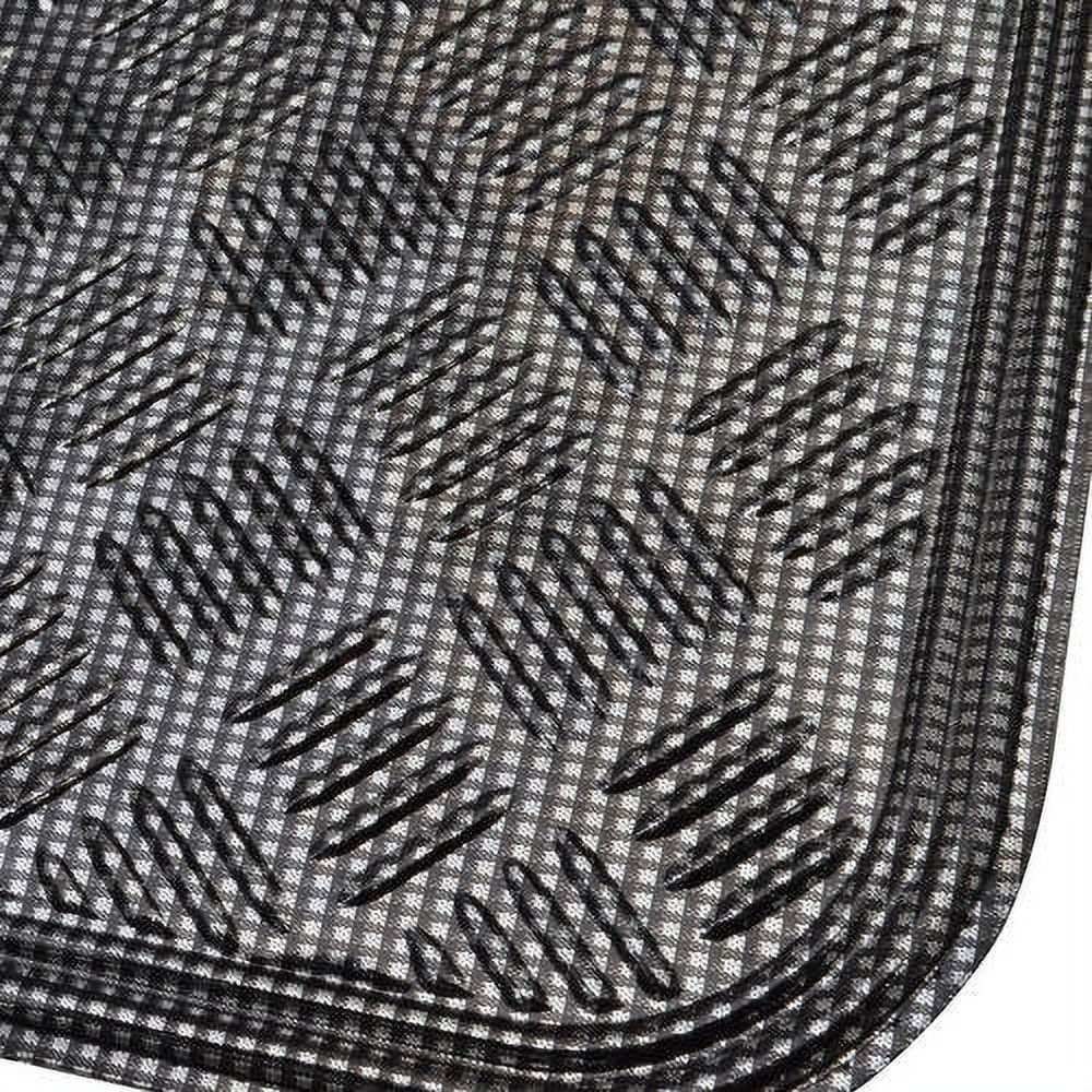 4-Piece Metallic Design Car Floor Mat M286423