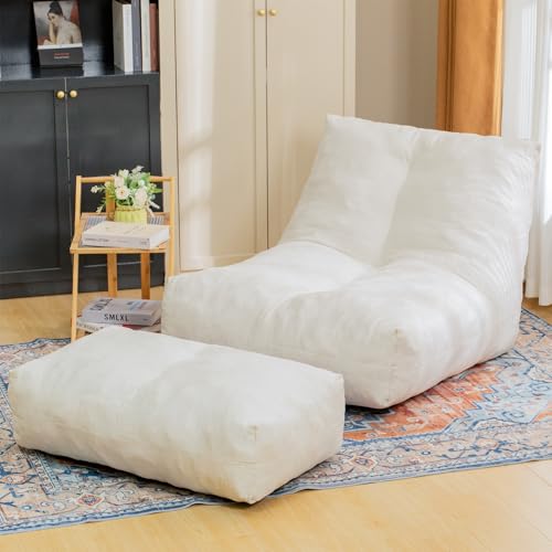 Bean Bag Chair with Ottoman G294