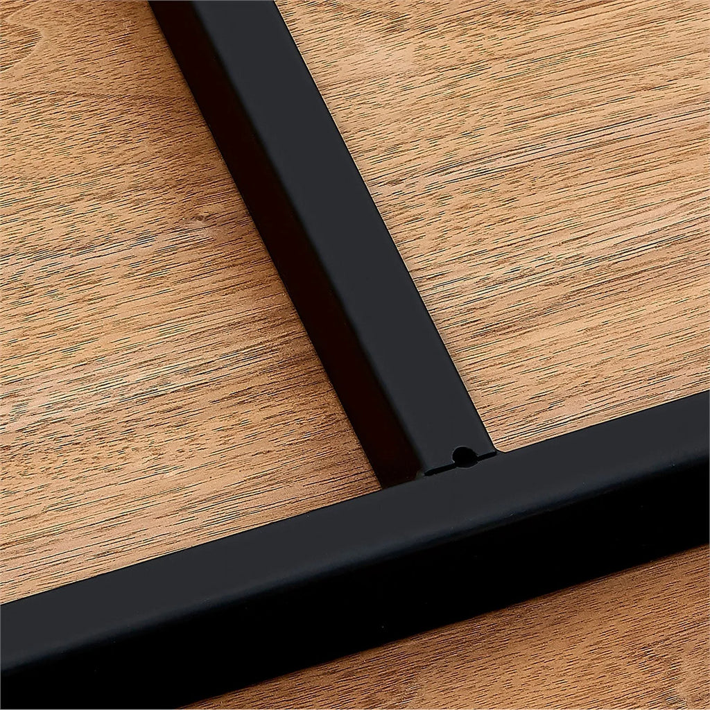 Contemporary Wood Metal Dining Table I7042