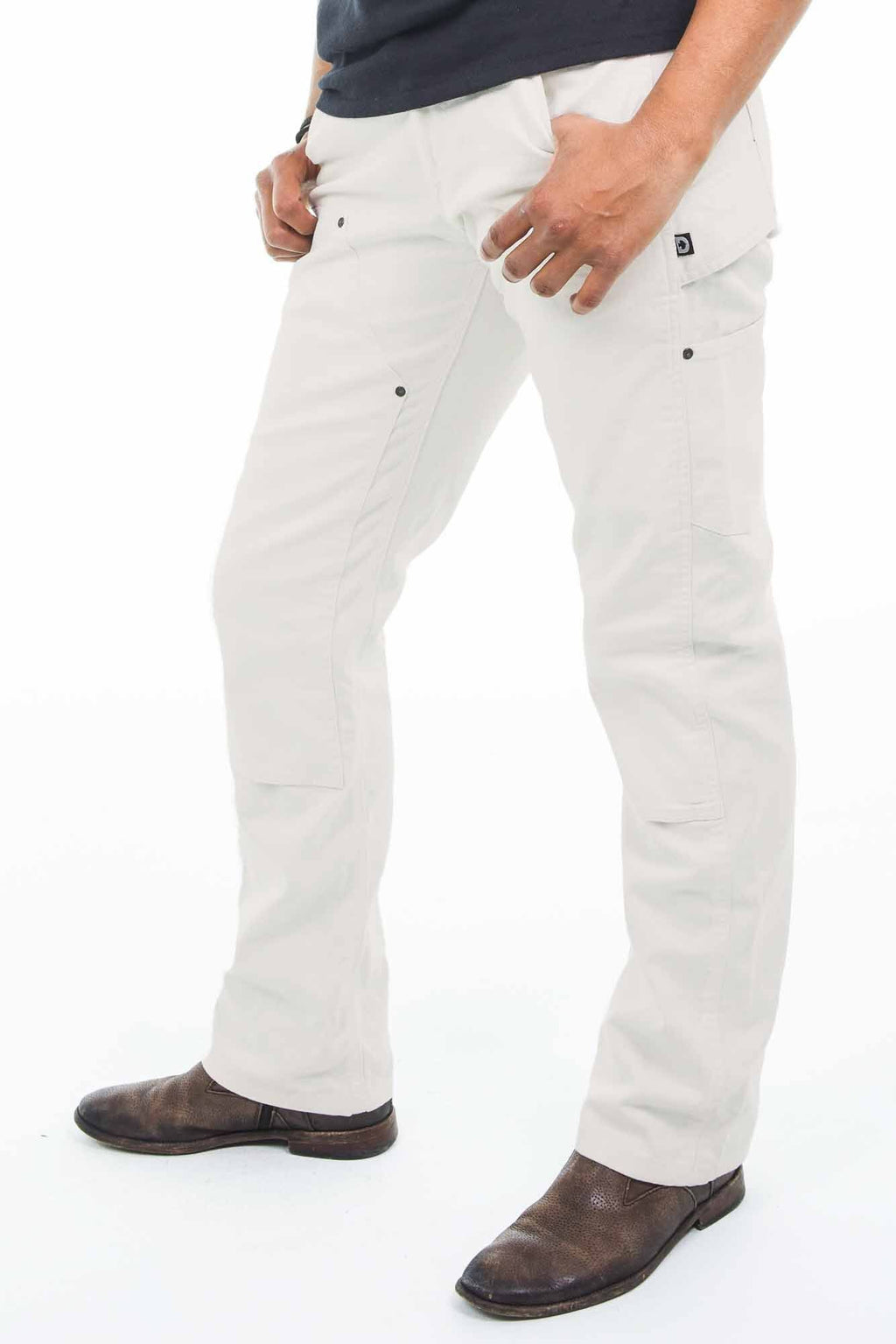 White Canvas Taskpant Y161038
