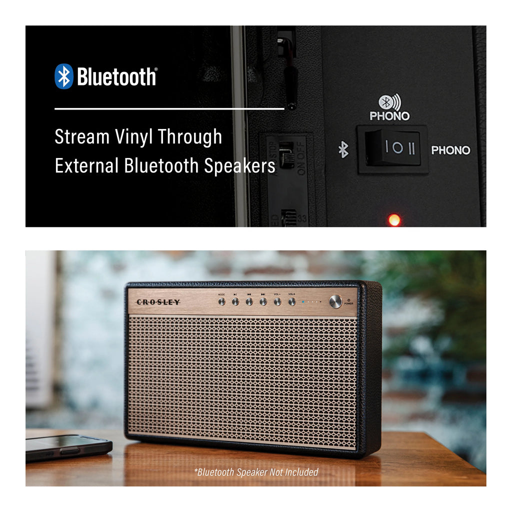 Vinyl Record Player with Bluetooth Speakers L832