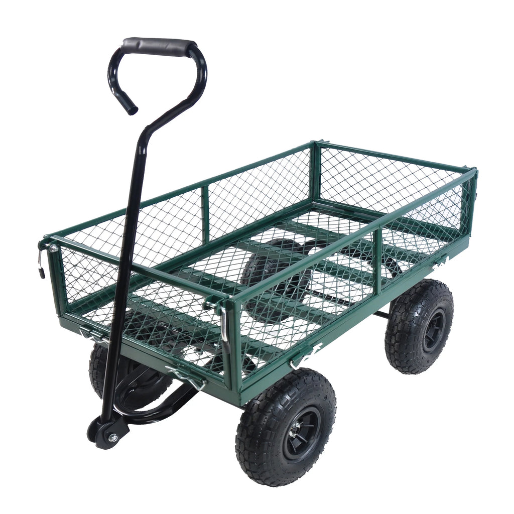 Heavy-Duty Wagon Cart Garden Cart 550lb Capacity Y972404