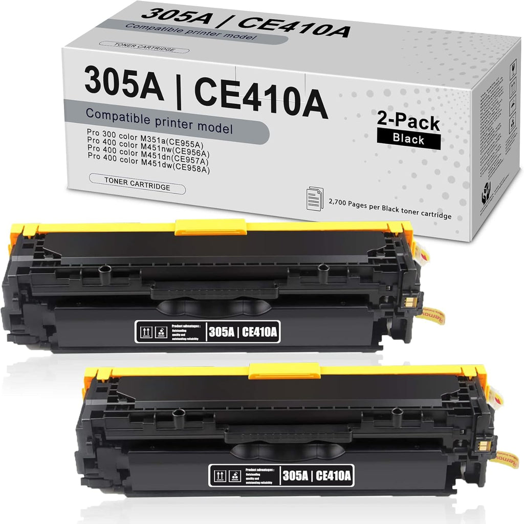 2 Pack Black Toner Cartridge C1299