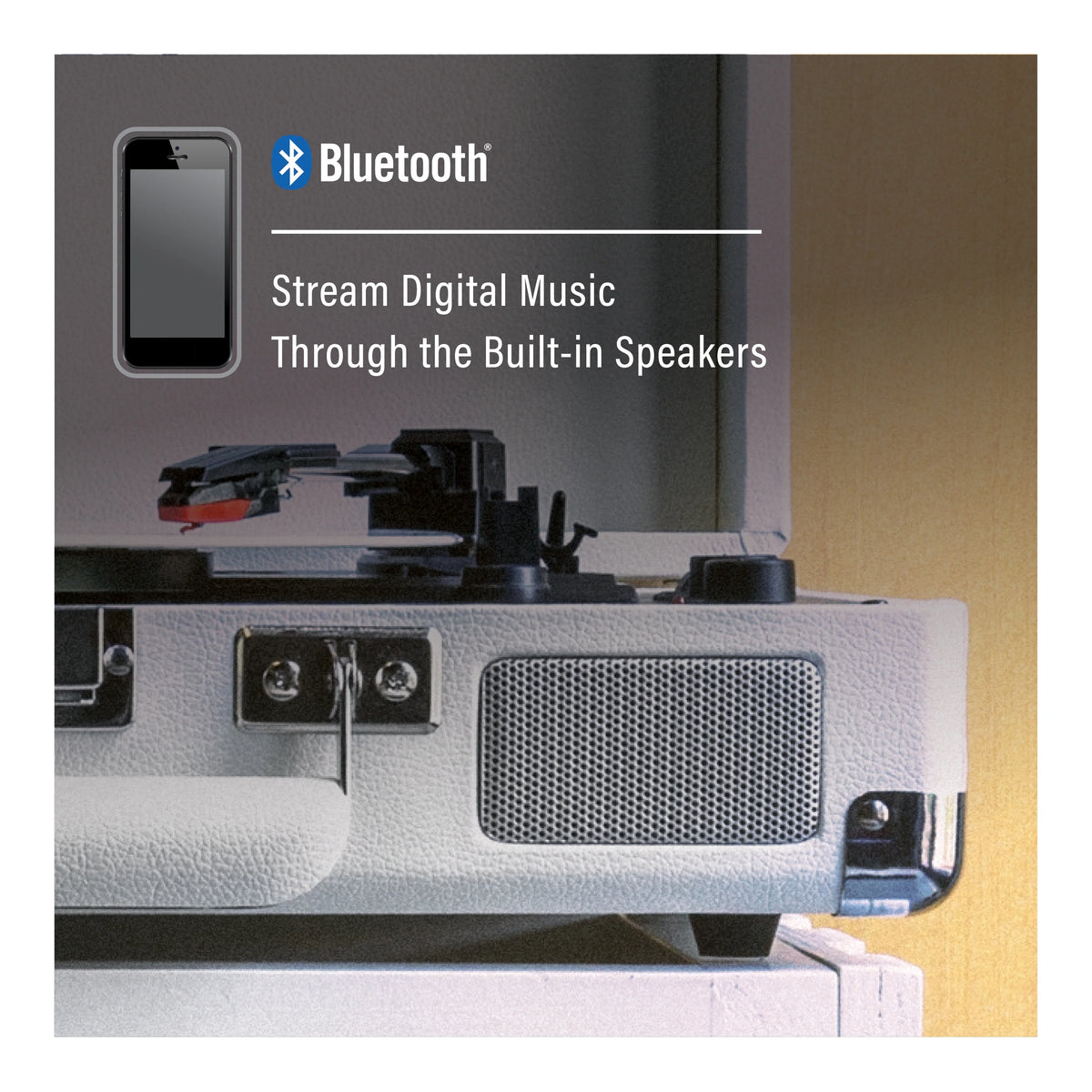 Vinyl Record Player with Bluetooth Speakers L832