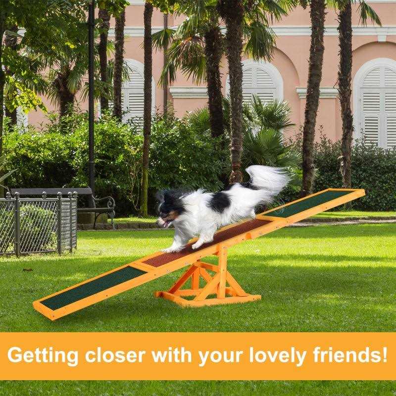 Wooden Dog Agility Seesaw V311236