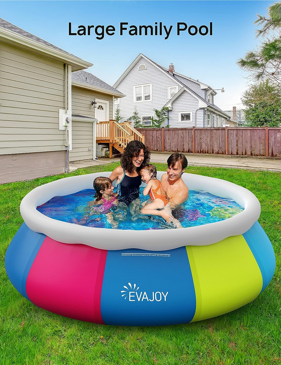 10ft 30in Inflatable Swimming Pool with Pool Cover I22758