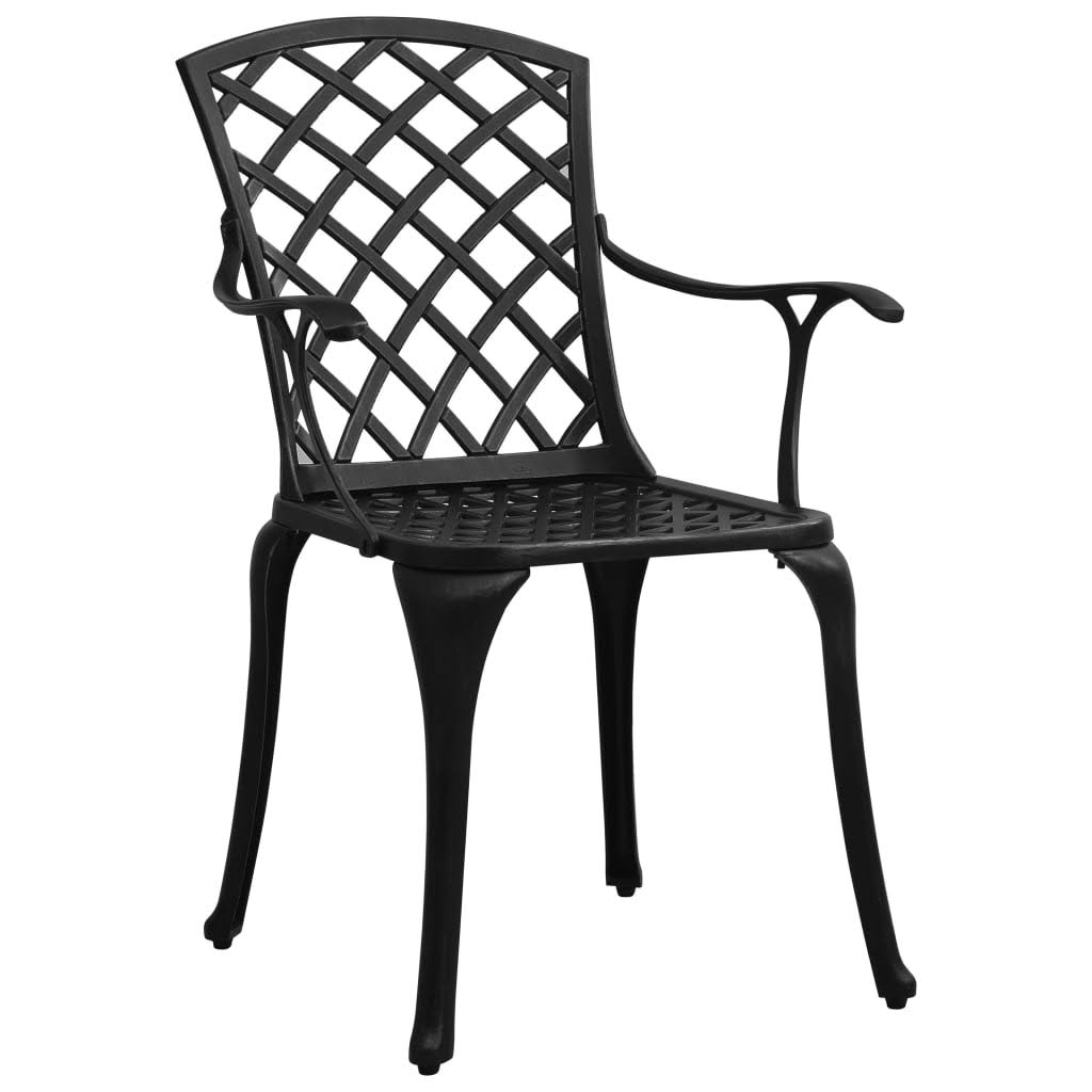 5 Piece Cast Aluminum Black Bistro Set K23473