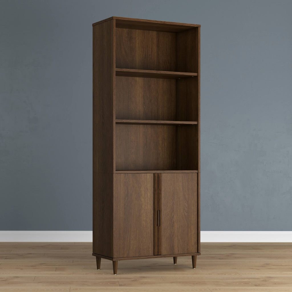 Vintage Walnut Bookcase J1611