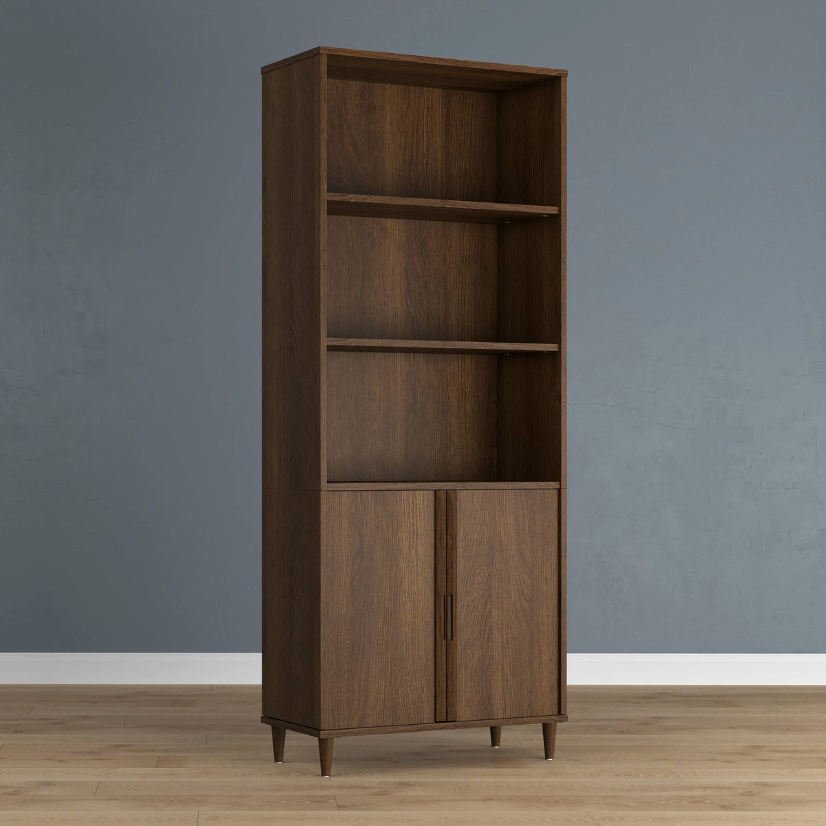 Vintage Walnut Bookcase J1611