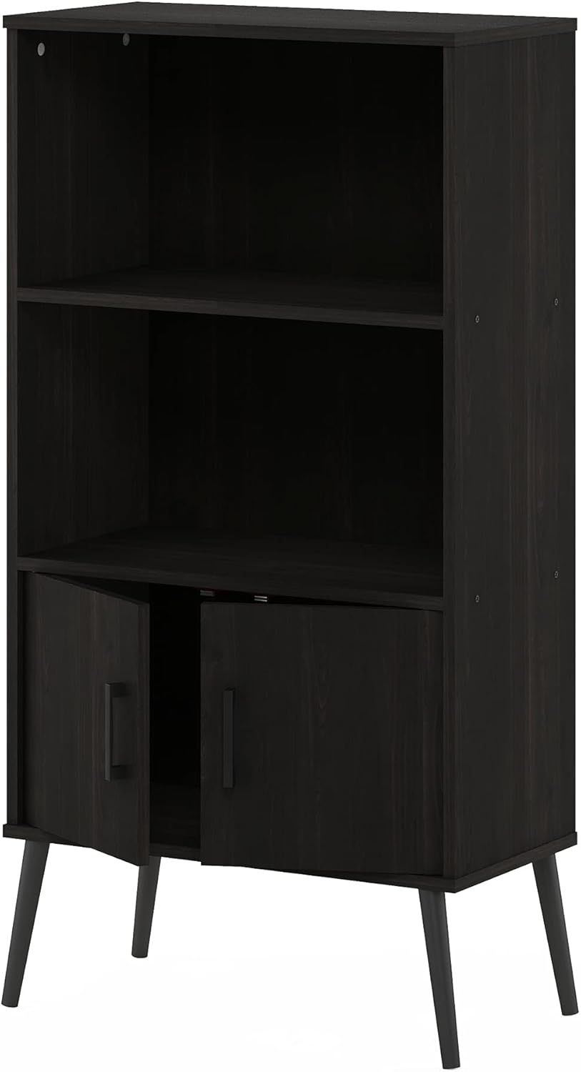 Espresso Accent Cabinet with Wood Legs Z626358