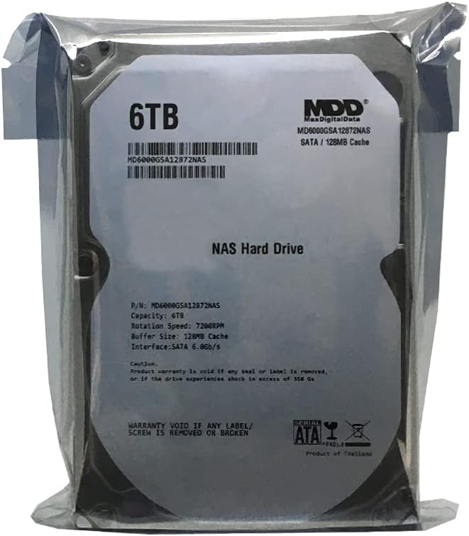 6TB 7200RPM 128MB Cache SATA 6.0Gb/s 3.5inch Internal Hard Drive F451