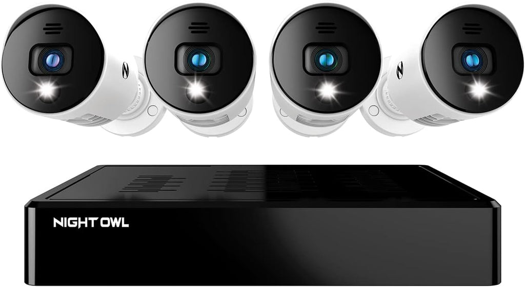 16 Channel Bluetooth Video Home Security Camera System with 12 Wired 1080p HD Indoor/Outdoor Spotlight Cameras with Audio and 1TB Hard Drive O87332