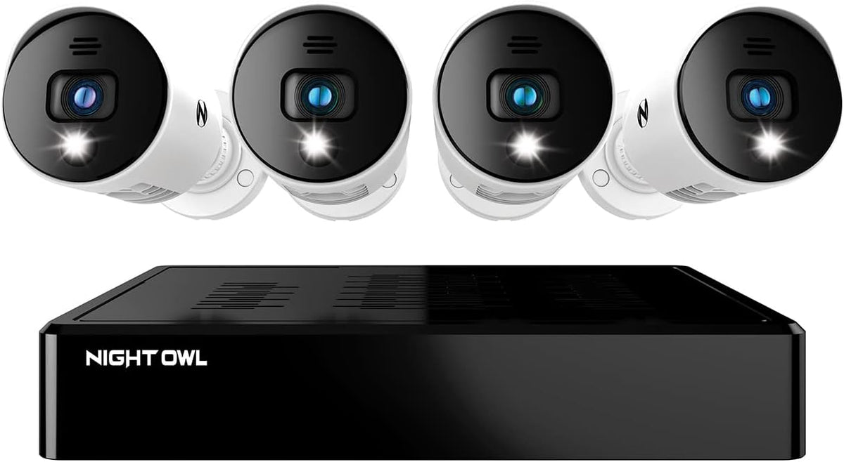 16 Channel Bluetooth Video Home Security Camera System with 12 Wired 1080p HD Indoor/Outdoor Spotlight Cameras with Audio and 1TB Hard Drive O87332