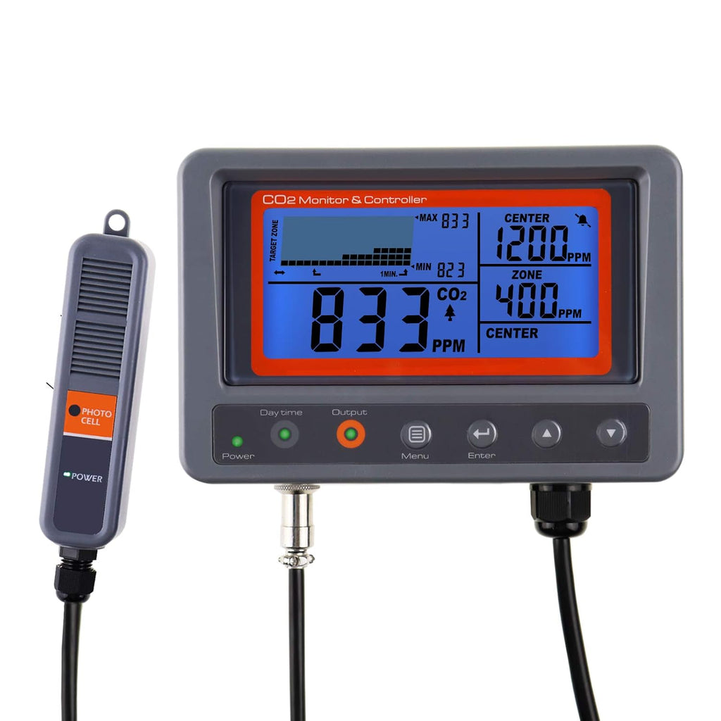 CO2 Carbon Dioxide Monitor with Relay Function NDIR Sensing Probe C481187