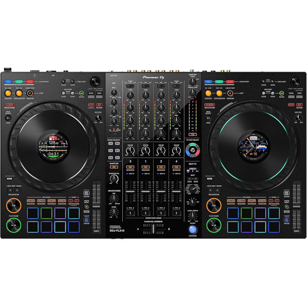 Black 4-deck DJ Controller A301