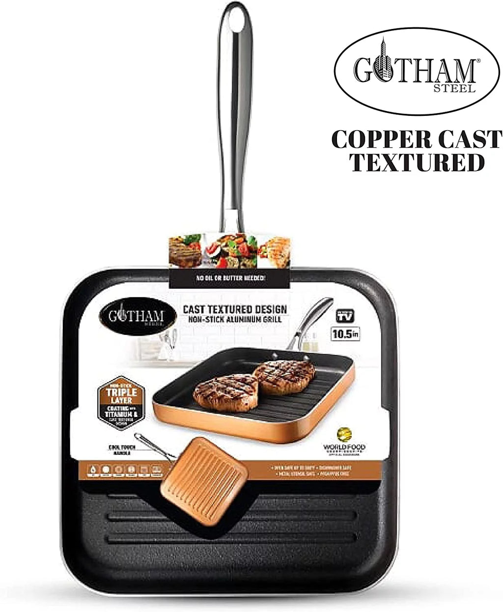 Nonstick Grill Pan, 10.5 inch Q12897