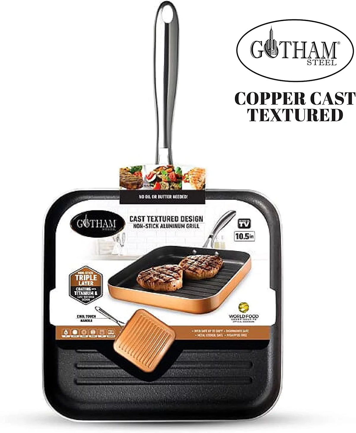 Nonstick Grill Pan, 10.5 inch Q12897