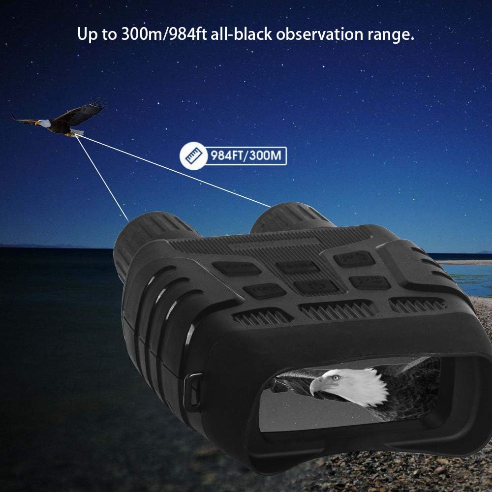 Night Vision Goggles Binoculars with 64 GB SD Card L38416