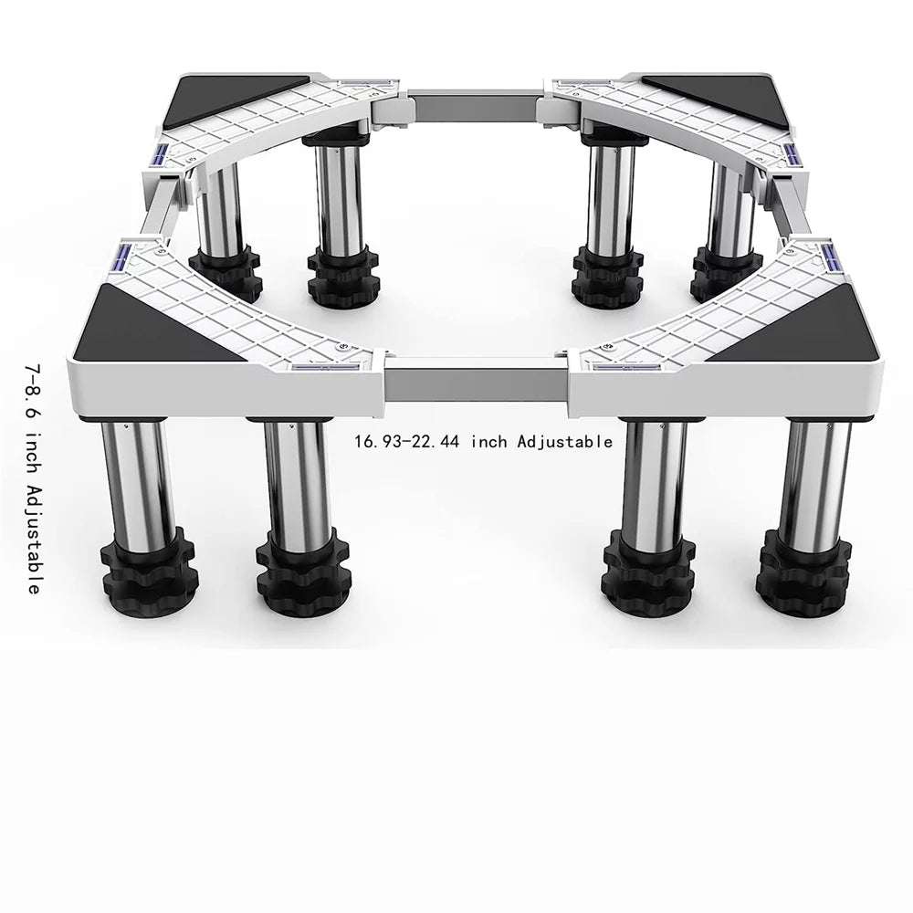 Silver Mini Fridge Stand for Washer D19041