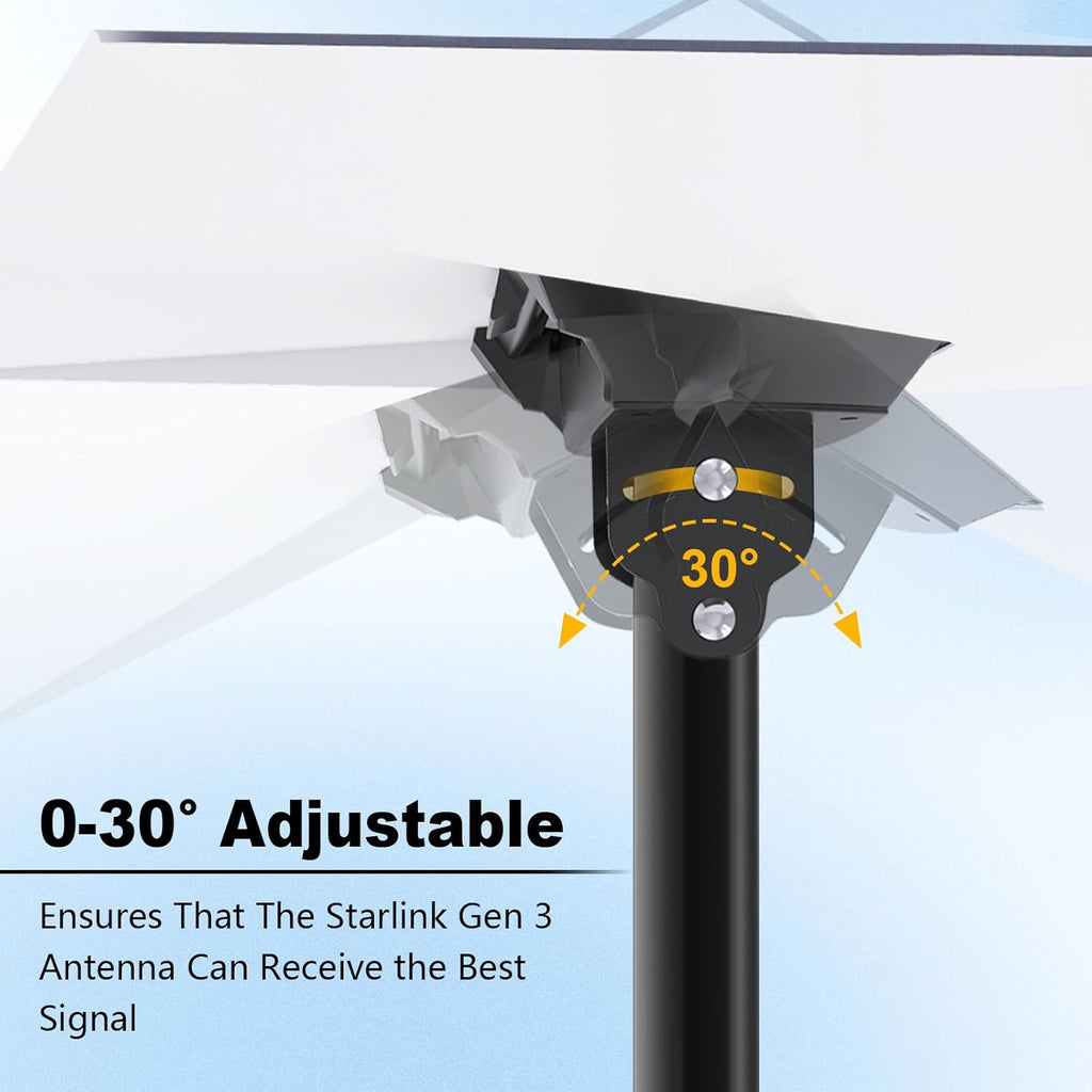 Adjustable Starlink Gen 3 Mount with Pipe Adapter L45013