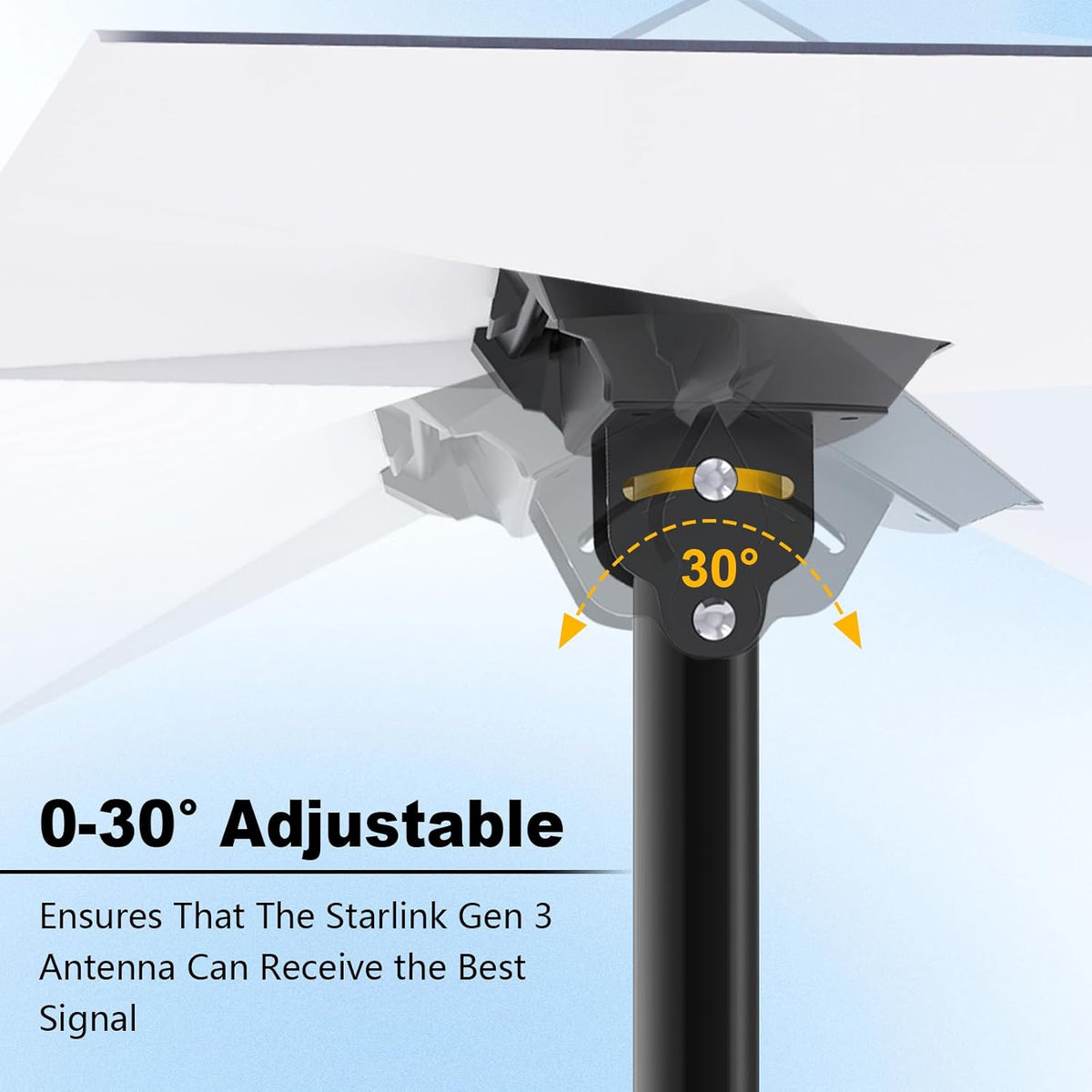 Adjustable Starlink Gen 3 Mount with Pipe Adapter L45013