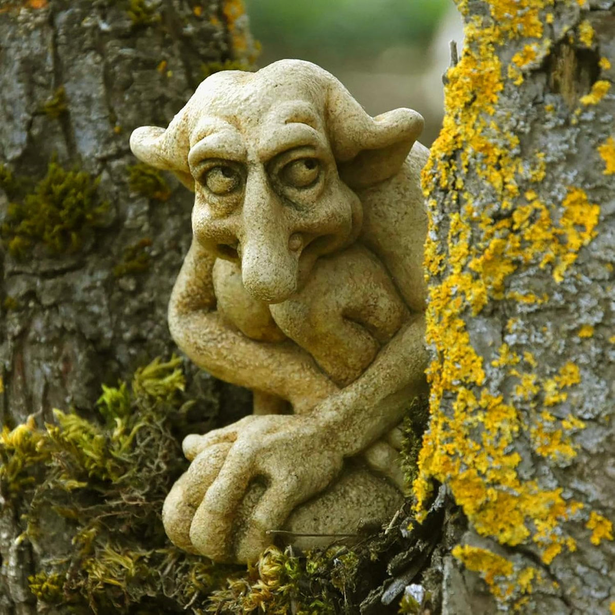 Cast Stone Troll Statues W63641