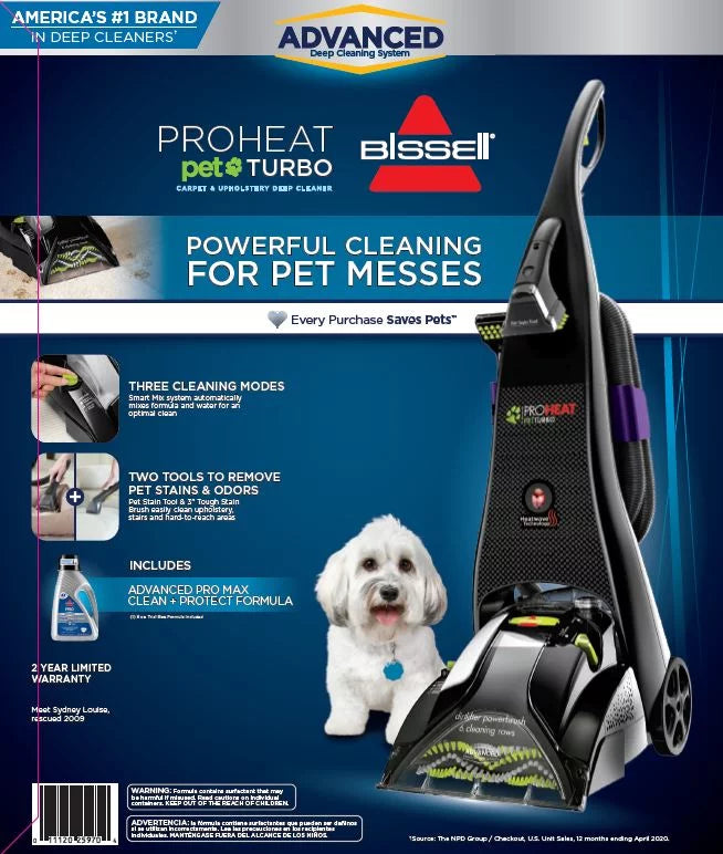 Proheat Pet Turbo Carpet Cleaner G9150