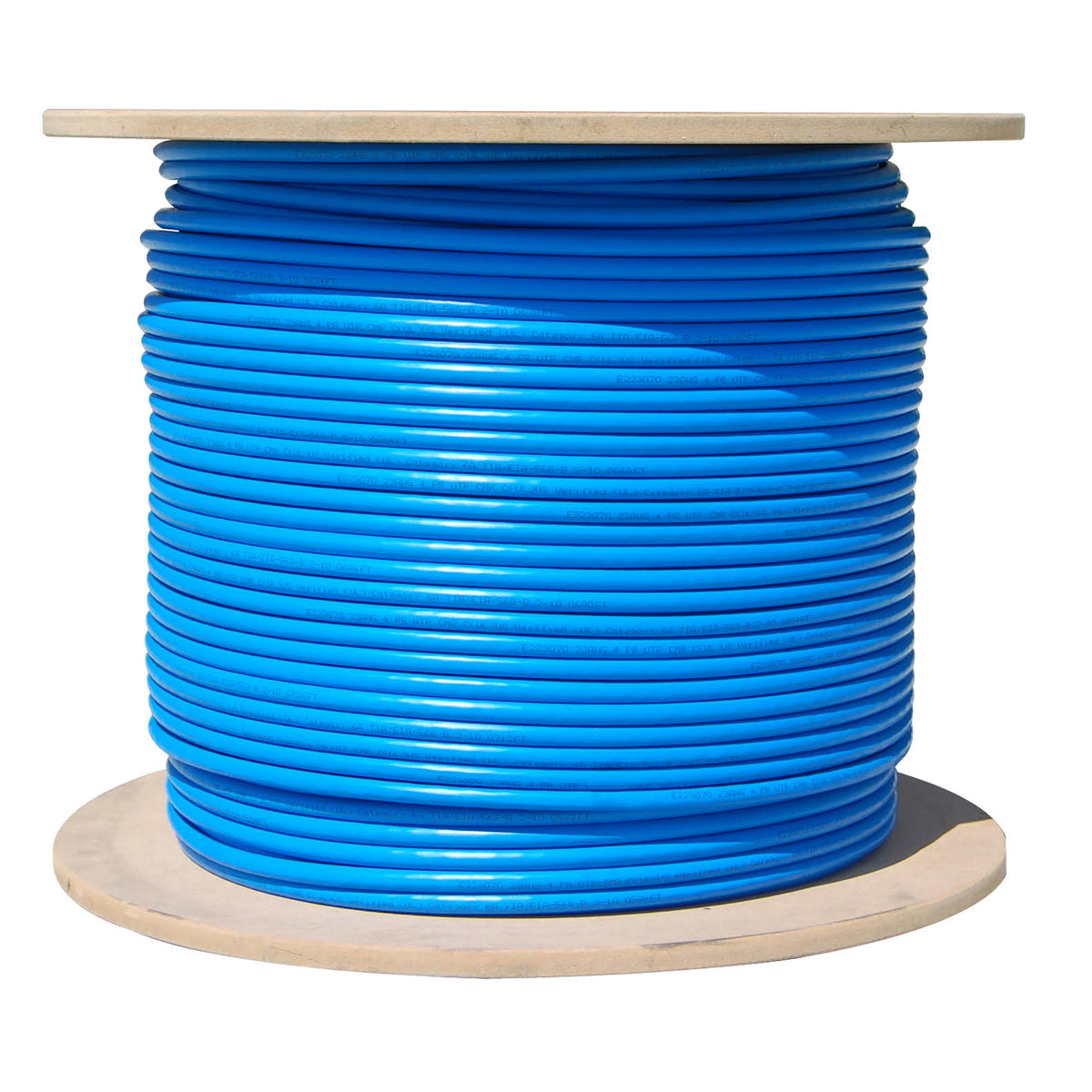 Cat6a Blue Ethernet Cable 1000 Foot U81218