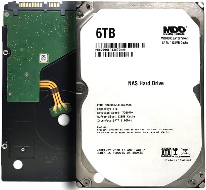 6TB 7200RPM 128MB Cache SATA 6.0Gb/s 3.5inch Internal Hard Drive F451