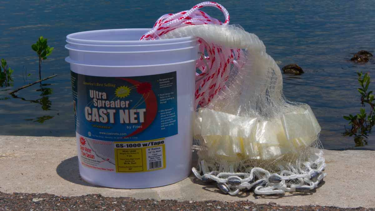 GS-1000 Ultra Spreader and Cast Net with Tape J397