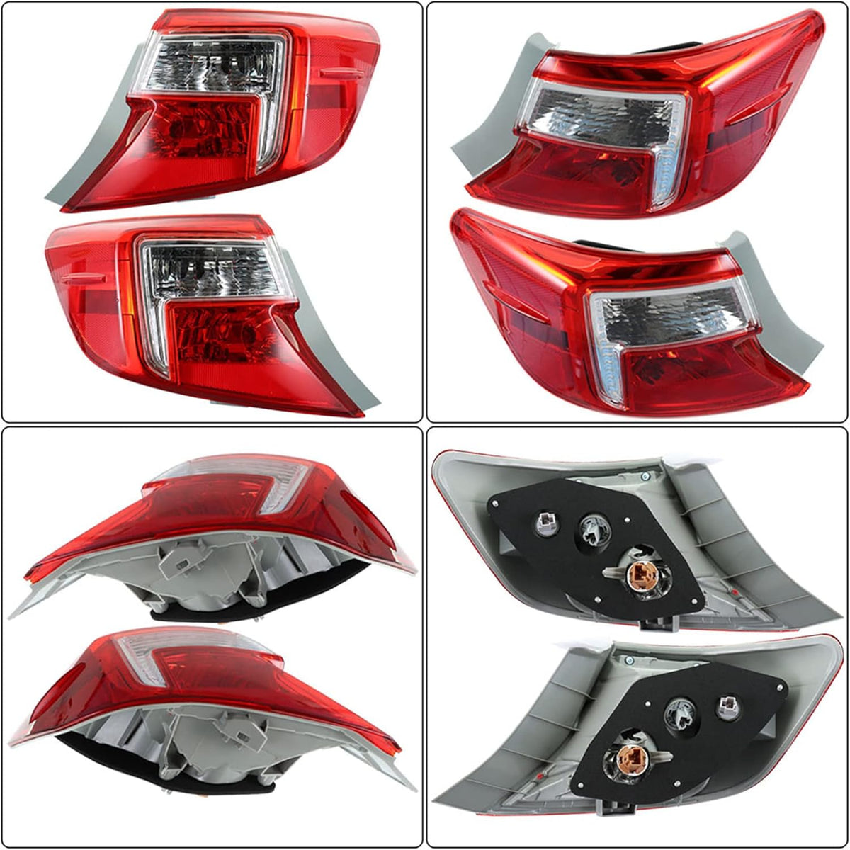 Halogen Rear Brake Tail Light Assembly Driver Left Side & Passenger Right Side J416840
